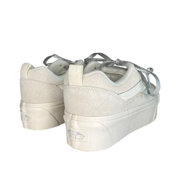 Womens Vans KNU Stack Laces Damen Size W9 Gray White - Picture 4 of 6